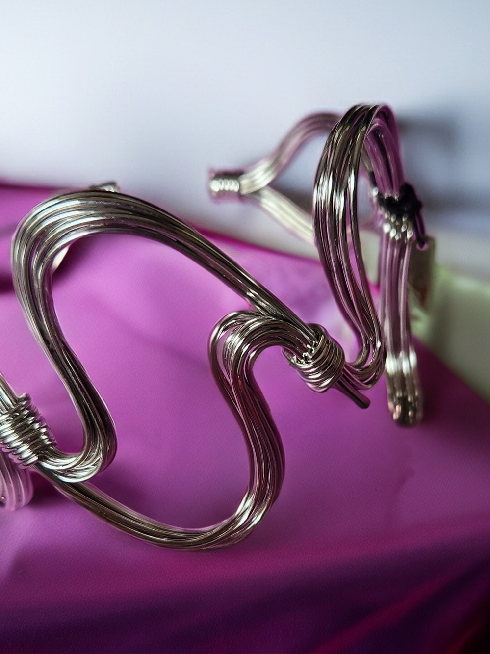 Silver Wire Arm Cuff